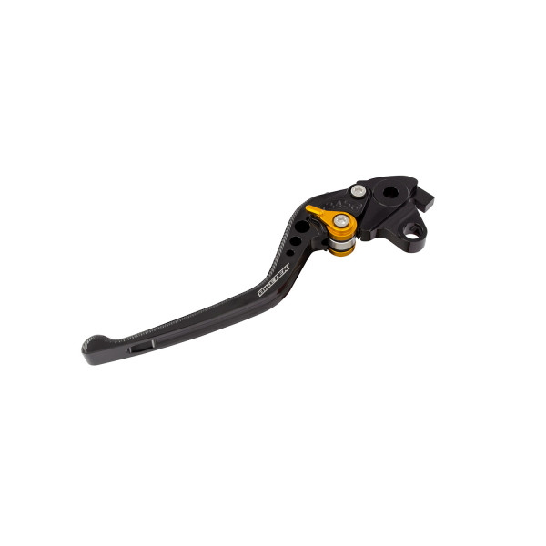 biketek Biketek adjustable cnc clutch lever long  - black / gold adjuster - #c89